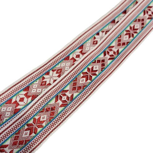 Austā josta "Ugunīgie Auseklīši" (2.5 cm) 