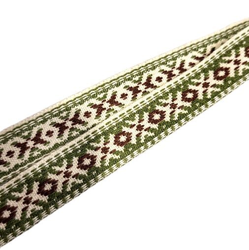 Austā josta "Sūnu zaļā" (1.5 cm) 1000701