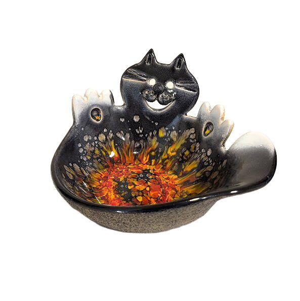 Clay Bowl "Cat"  1101201