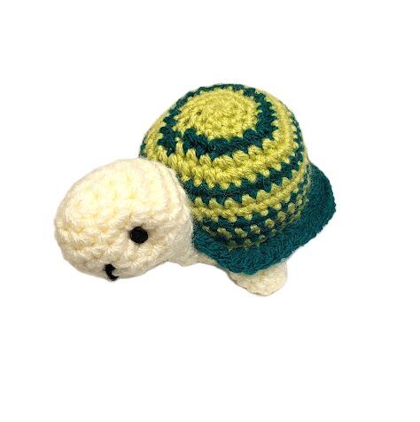 Hand-Crocheted "Colorful Turtle"-4 