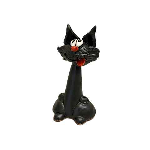 Ceramic souvenir figurine "Sitting Cat" (Medium, 10 cm)541904