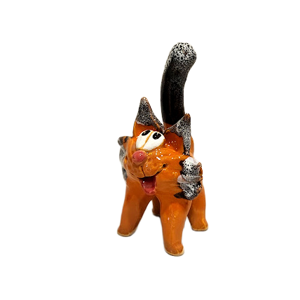 Ceramic souvenir figurine "Cat with a Proud Tail" (12 cm) 542004 