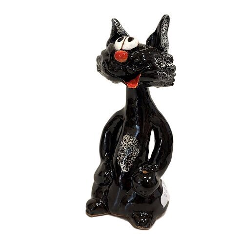 Ceramic souvenir figurine "Sitting Cat" (Large, 16 cm) 543603