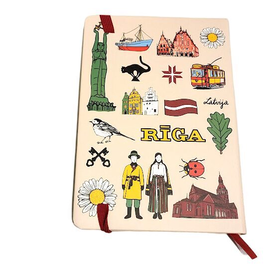 Notebook with Elastic Band "Riga Cat" 1501401 