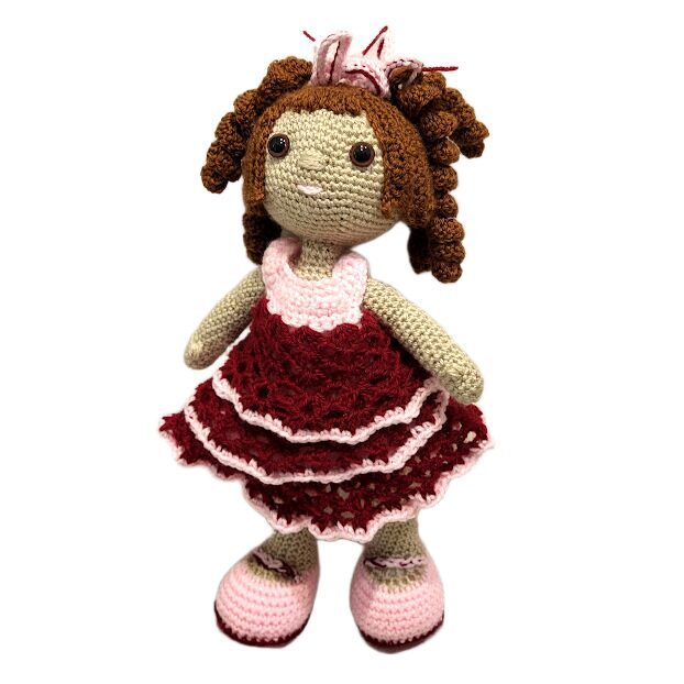 Hand-Crocheted Doll Alice-1