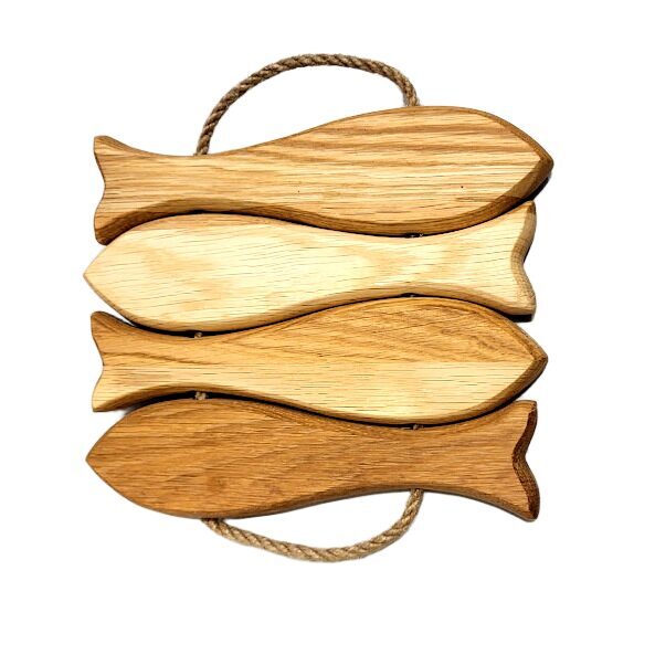 Wooden hot pad-cutting board "Fish" 