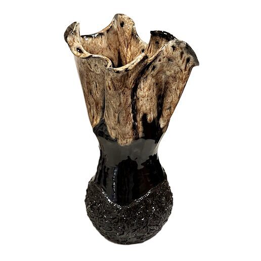Exclusive ceramic design vase "Earth's Power" (Handmade) - 33 cm 