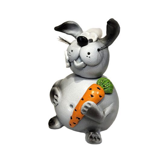 Ceramic piggy bank "Rabbit" (Handmade) 