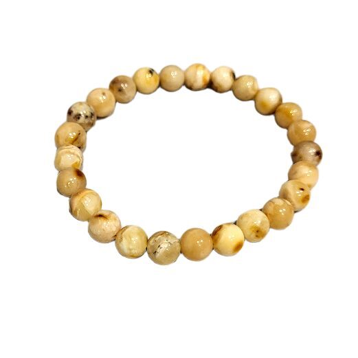 Exclusive Baltic Royal Milky Amber Bracelet "Royal Glow" – 1211701 