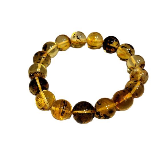 Exclusive Baltic Amber Vibrant Bracelet "Daylight Glow" 