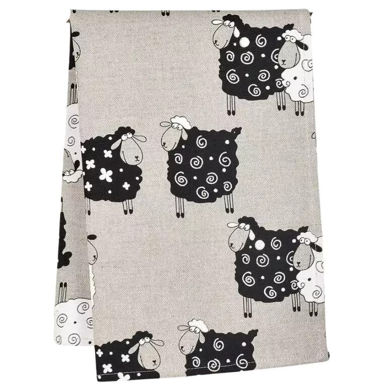 Kitchen towel with print Sheep