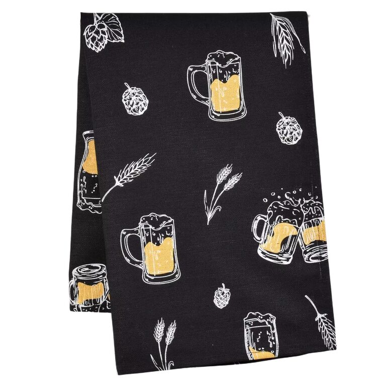 Kitchen towel with print Beer