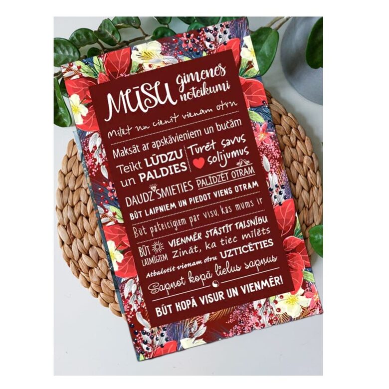 Dekors Mūsu ģimenes noteikumi  1590406