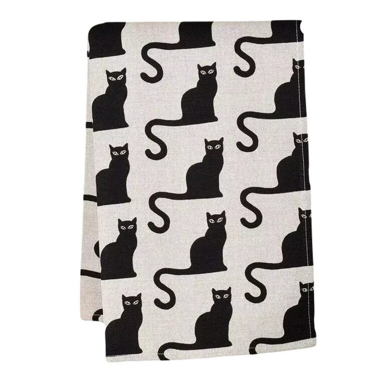 Kitchen towel with print Cats