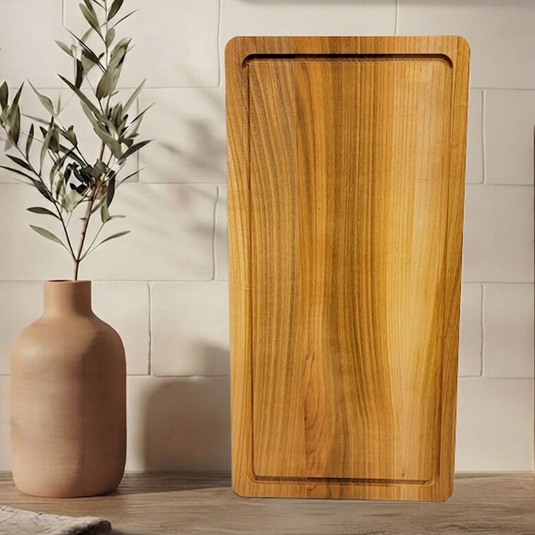 Cherry Wood Kitchen Cutting Board (24x48x2 cm)