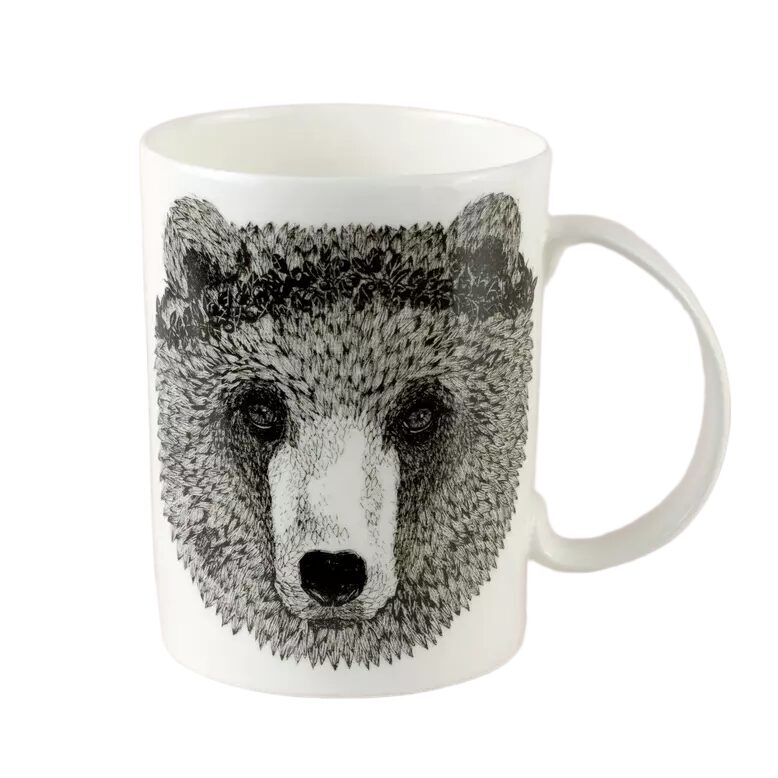 Porcelain mug "Bear" 