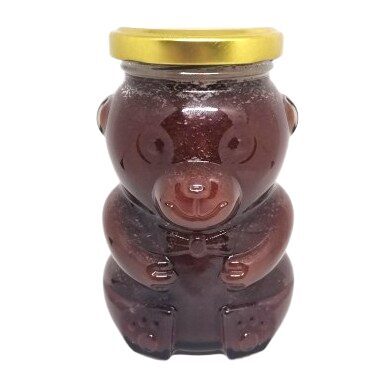 Dabīgais medus ar dzērvenēm "Lācītis" (380g) 