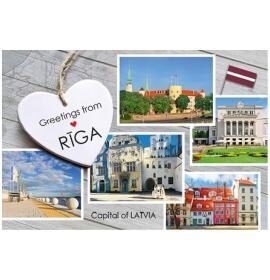 Atklātne / Postcard / Открытка "Rīga" Nr. R21370 