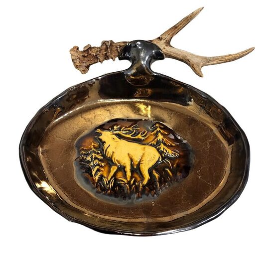 Глиняная тарелка - поднос 484202