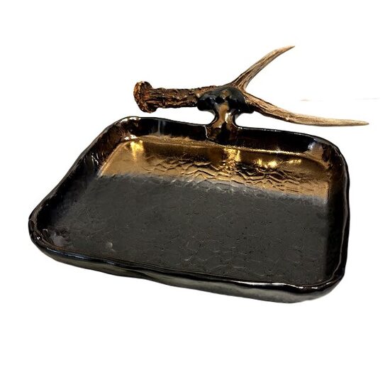 Глиняная тарелка - поднос 484204