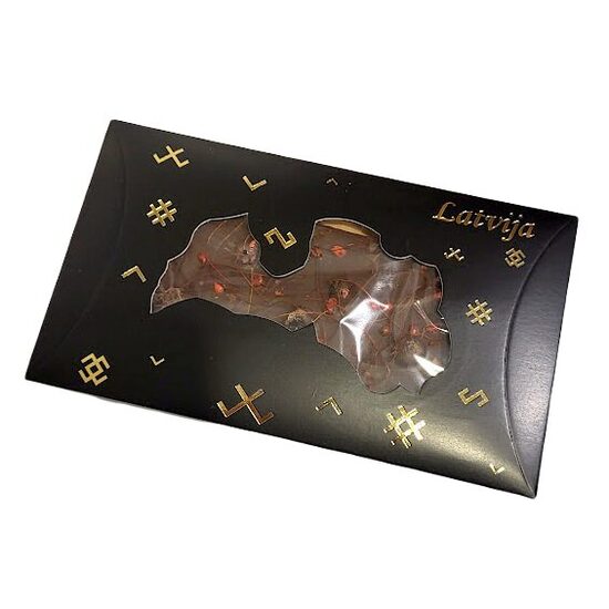 Темный шоколад с черной смородиной и розовым перцем