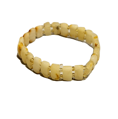 Dzintara rokassprādze  - Baltā 1205901