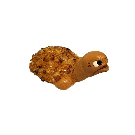Ceramic figurine with amber - Turtle 440204