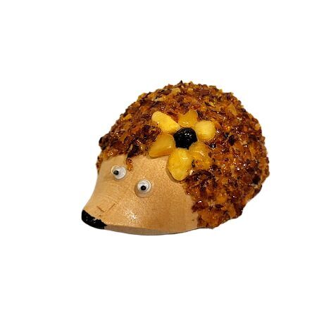 Figurine with amber - Hedgehog 440103