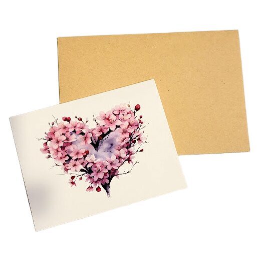 Поздравительная открытка с конвертом 059111