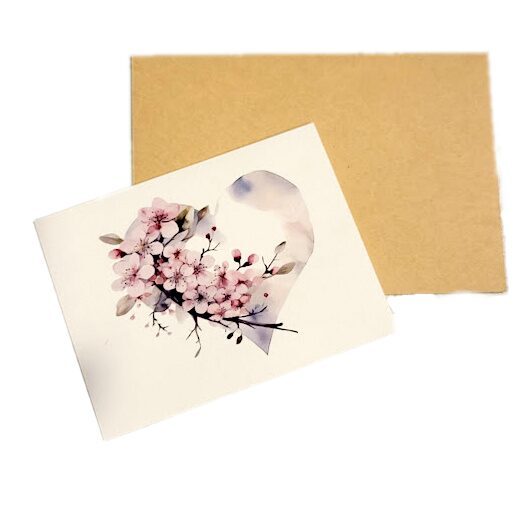 Поздравительная открытка с конвертом 059112