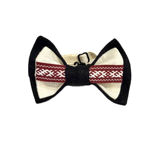 Linen fabric bow tie Folk classic (children's)