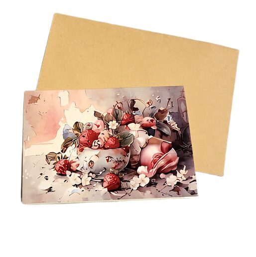 Apsveikumu kartiņa ar aploksni 0517009