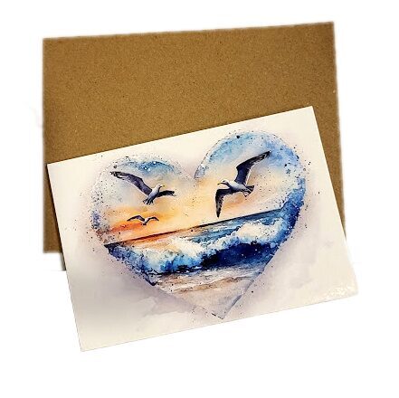 Apsveikumu kartiņa ar aploksni 059124