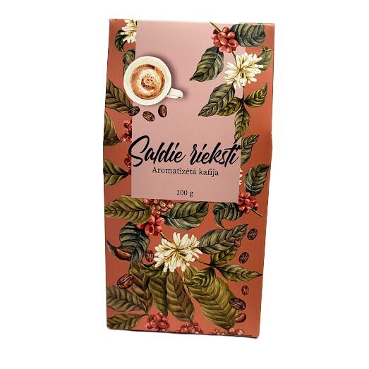 Flavored coffee Crunchy sweet nuts