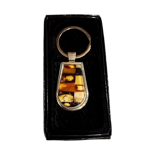 Key pendant with amber 670803