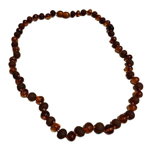 Exclusive Natural Amber Necklace "Earth Power" (46 cm)-02