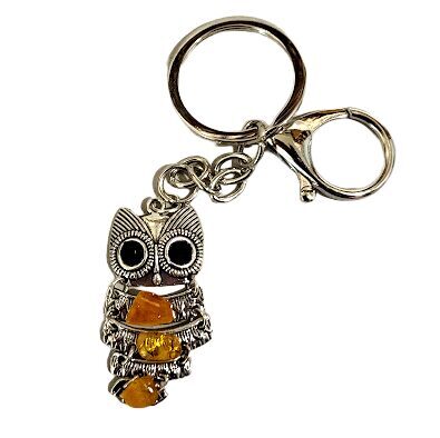 Metal key ring Owl 1209701