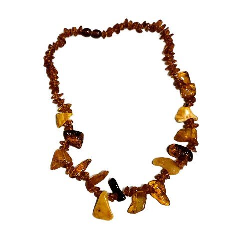 Amber Necklace "Wind of Liepaja" (45-46 cm)