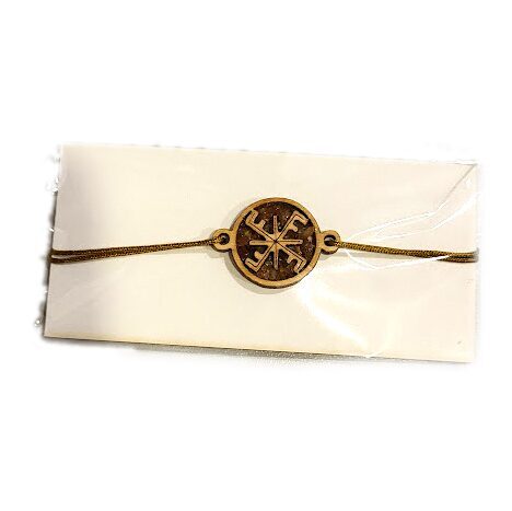 Bracelet with amber "Signs" 676306