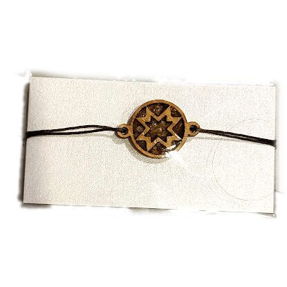 Bracelet with amber "Signs" 676305