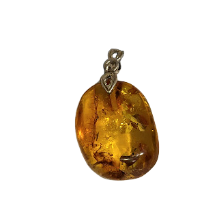Amber pendant (silver base) 1200801