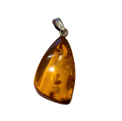 Amber pendant (silver base) 1200805