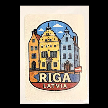Sticker Riga - Latvia 543012