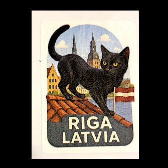 Sticker Riga - Latvia 543001