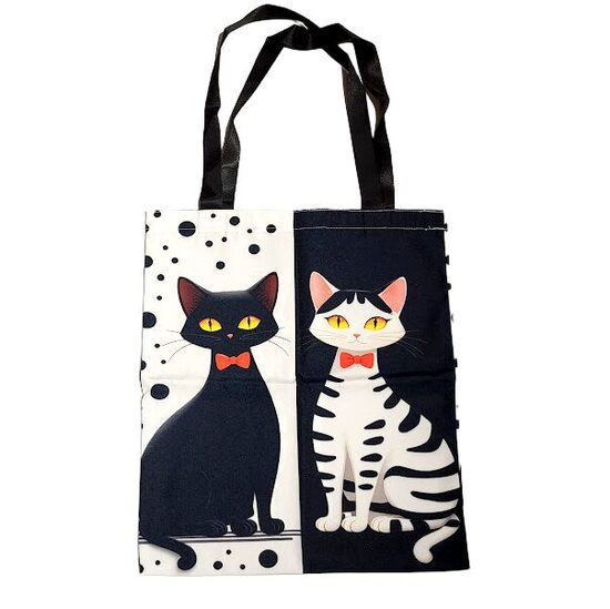 Maisiņš iepirkumiem no kolekcijas Kaķi mākslā 050728