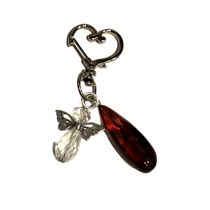 Брелок с янтарём 676611