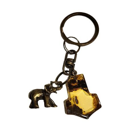 Брелок с янтарём 676618