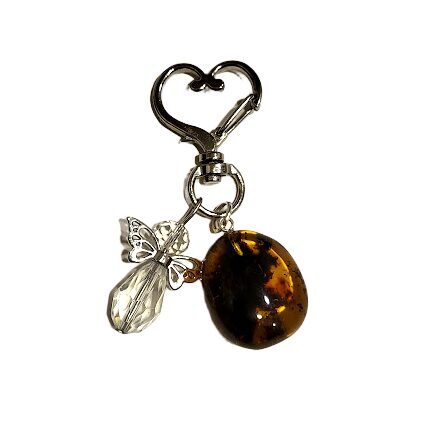Брелок с янтарём 676617