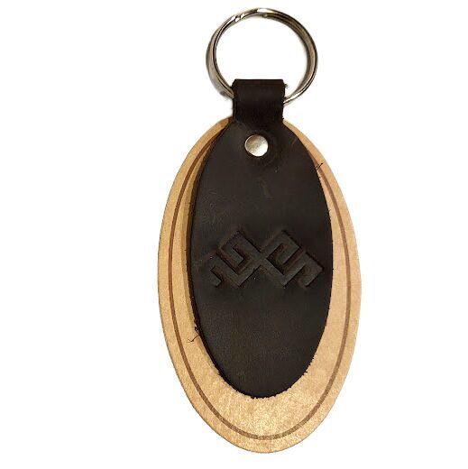 Ādas atslēgu piekariņš Mārtiņa zīme 430101