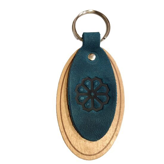 Ādas atslēgu piekariņš Saules zīme 430131